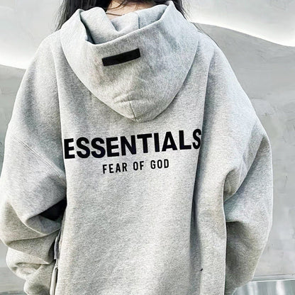 Essentials Fear of God Hoodie-Luxandluxy