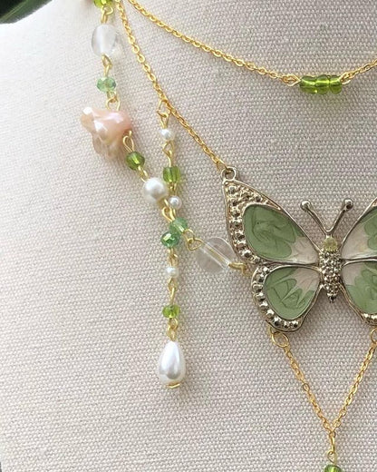 Fairy Butterfly Necklace-Luxandluxy