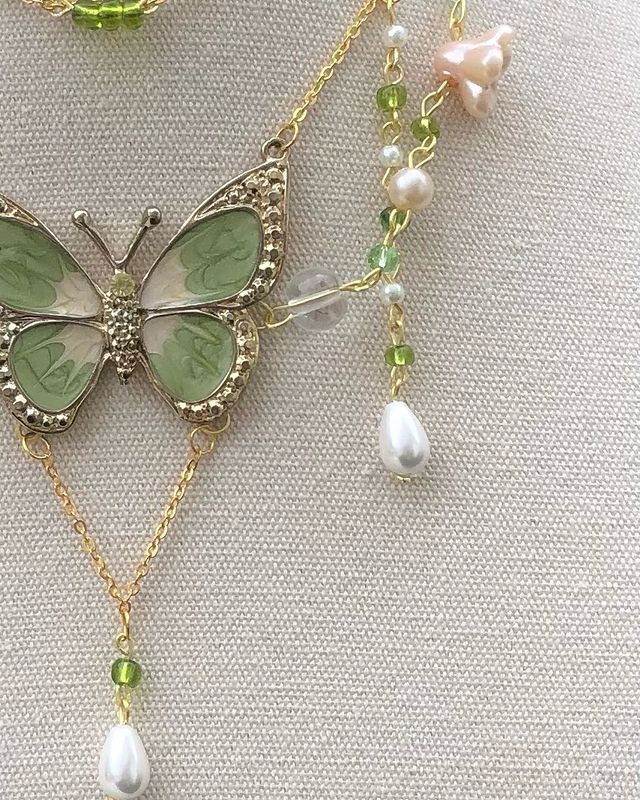 Fairy Butterfly Necklace-Luxandluxy