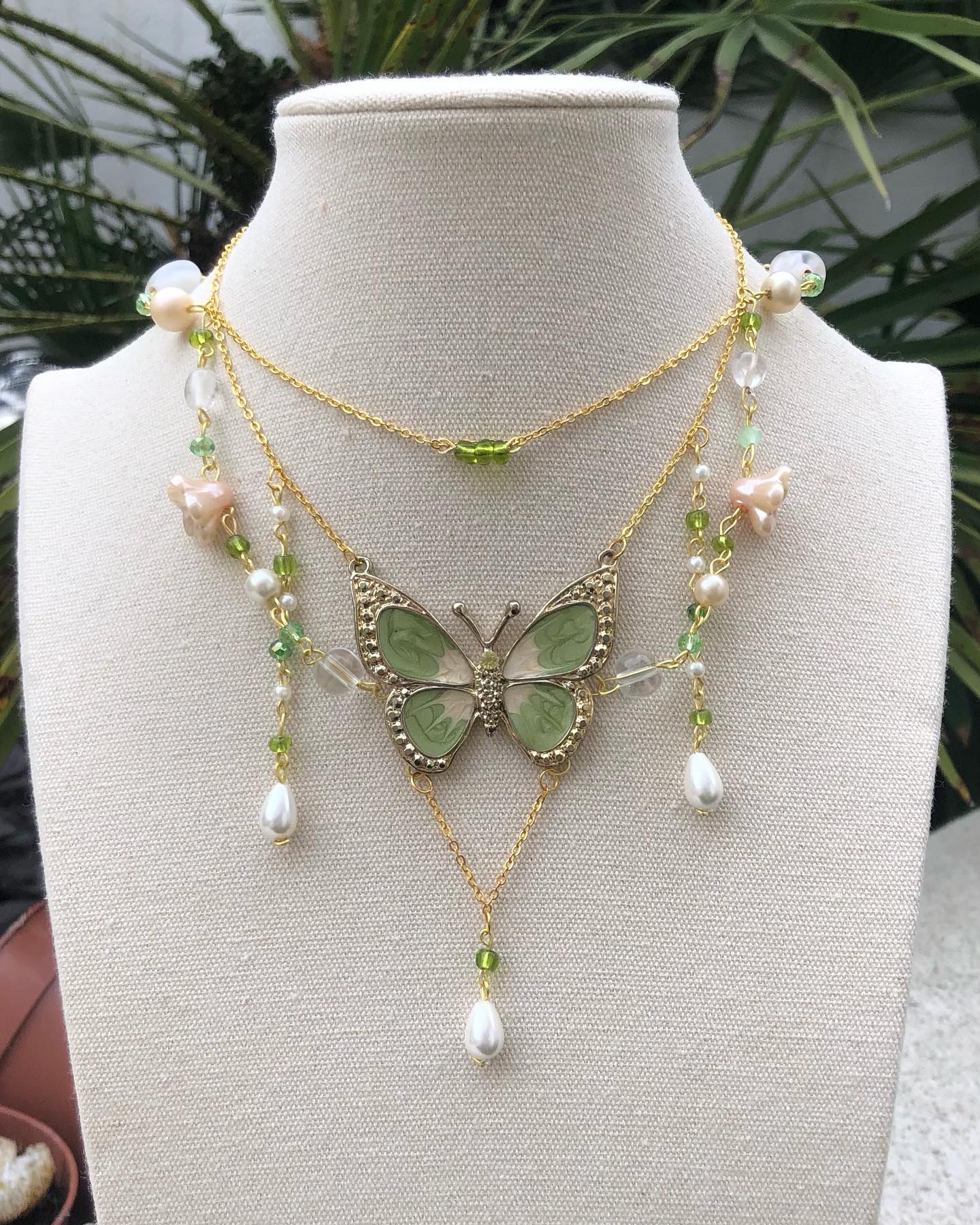 Fairy Butterfly Necklace-Luxandluxy