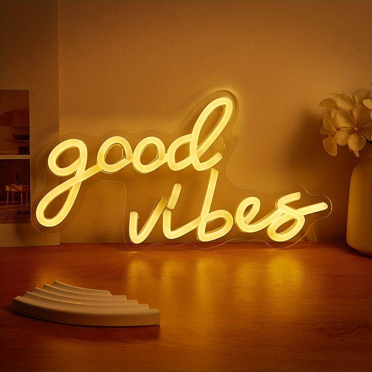 Good Vibes Neon Light-Luxandluxy