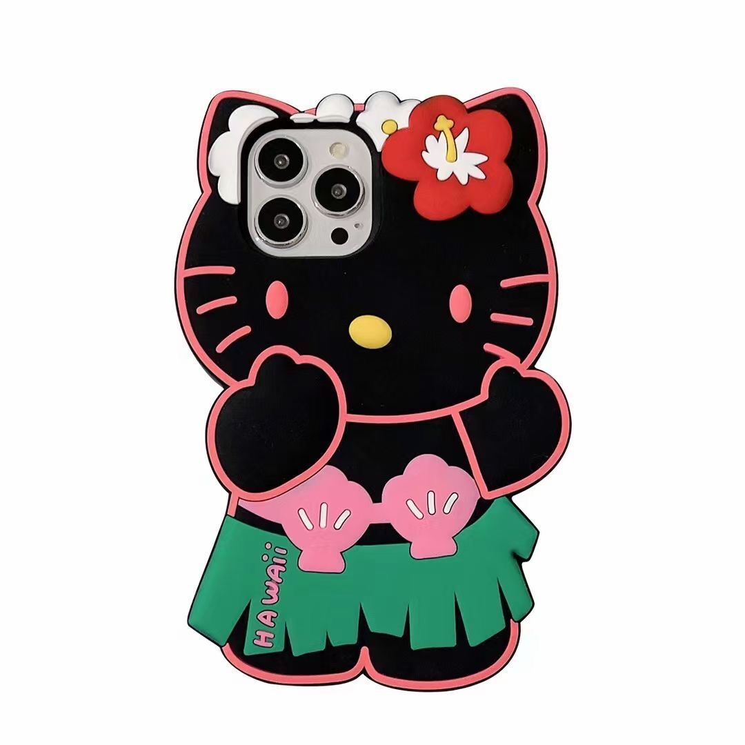 'Hawaii' Dance Hello Kitty iPhone Case-Luxandluxy