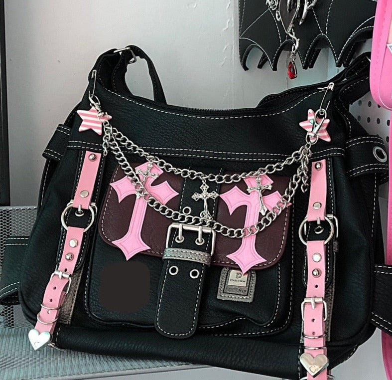 Hello Kitty Messenger Bag-Luxandluxy