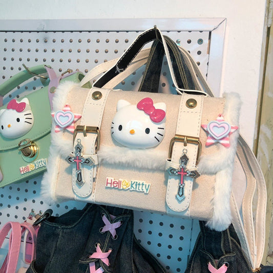 Hello Kitty Messenger Bag-Luxandluxy