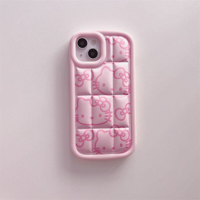 Hello Kitty Puffer iPhone Case-Luxandluxy