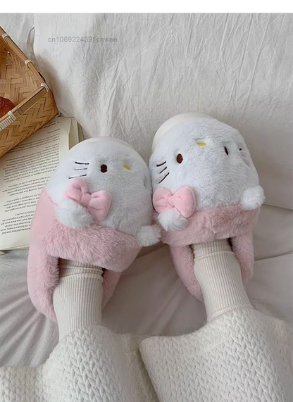 Hello Kitty Slippers-Luxandluxy