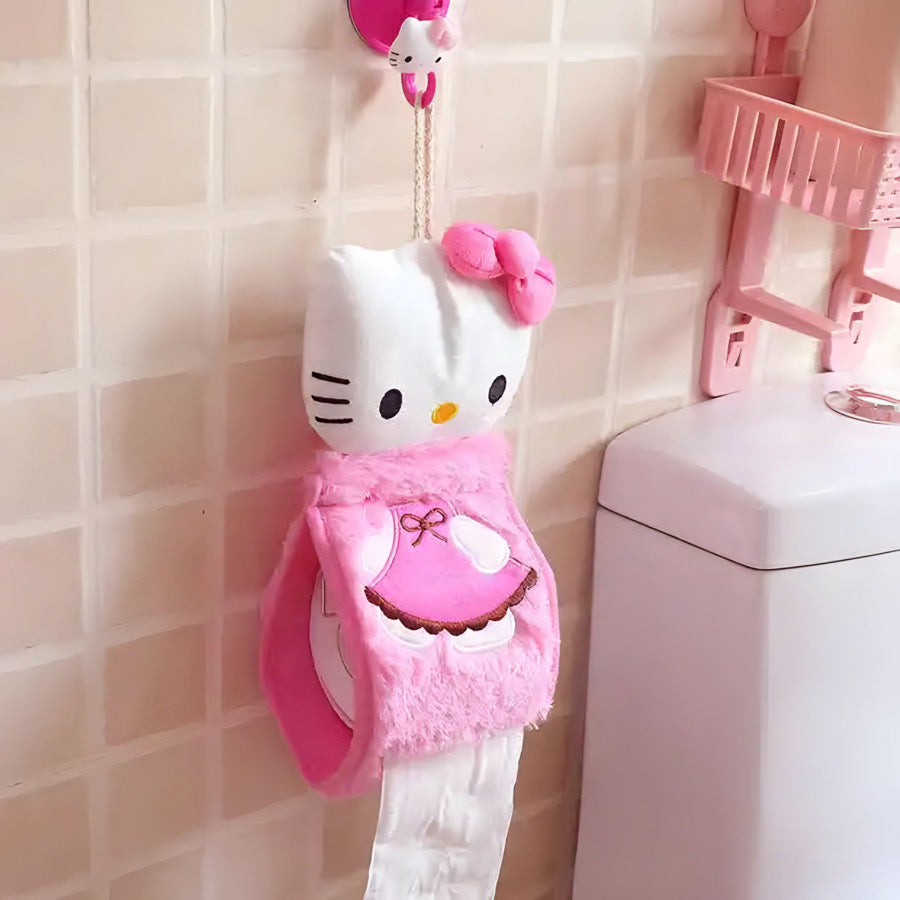 Hello Kitty Toilet Decor Set-Luxandluxy