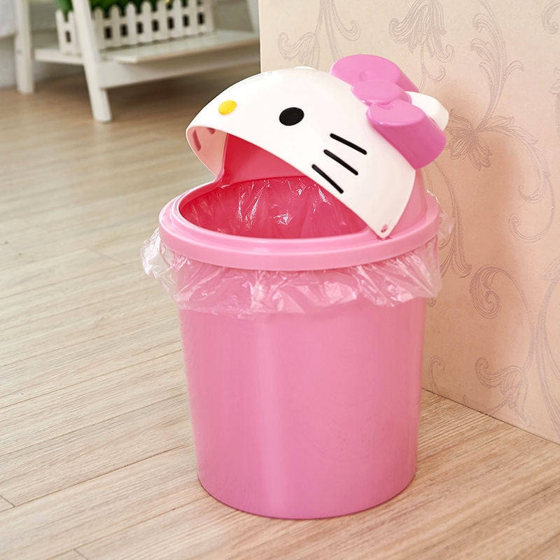 Hello Kitty Trash Can-Luxandluxy