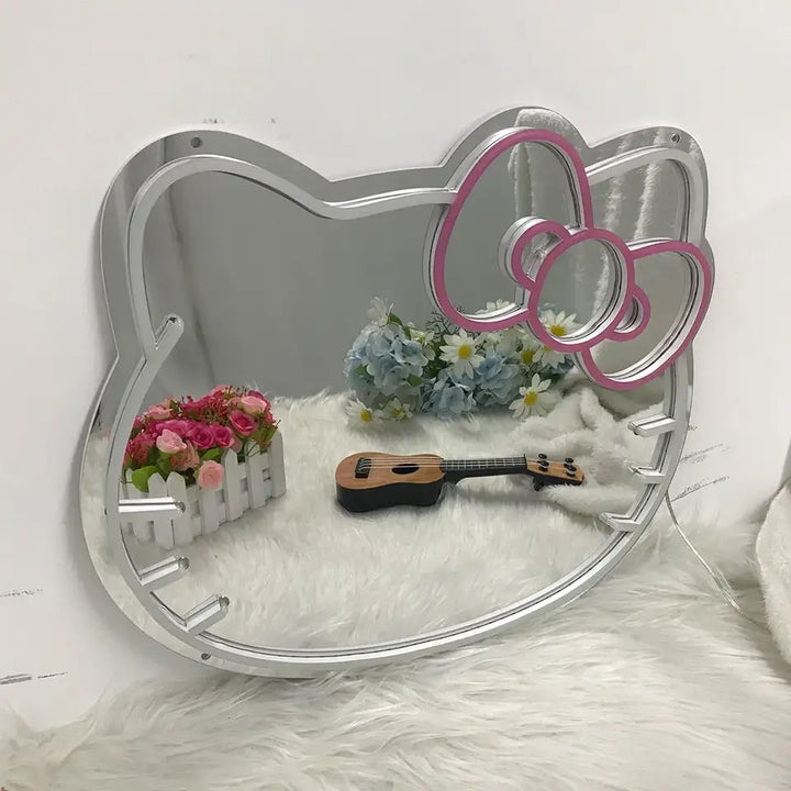 Hello Kitty Wall Mirror-Luxandluxy