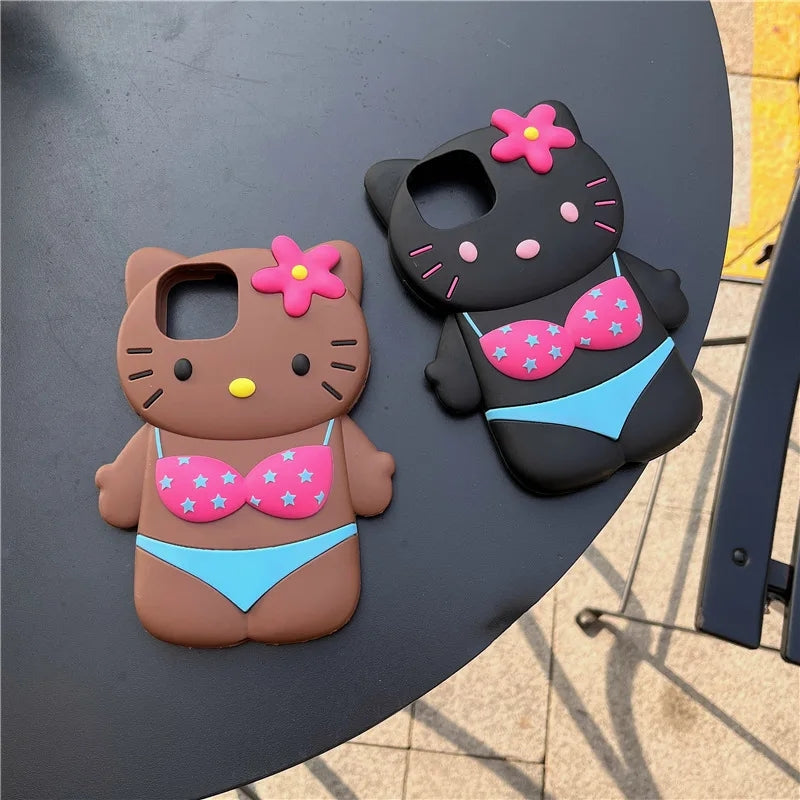 Hello Kitty Wearing Bikini iPhone Case-Luxandluxy