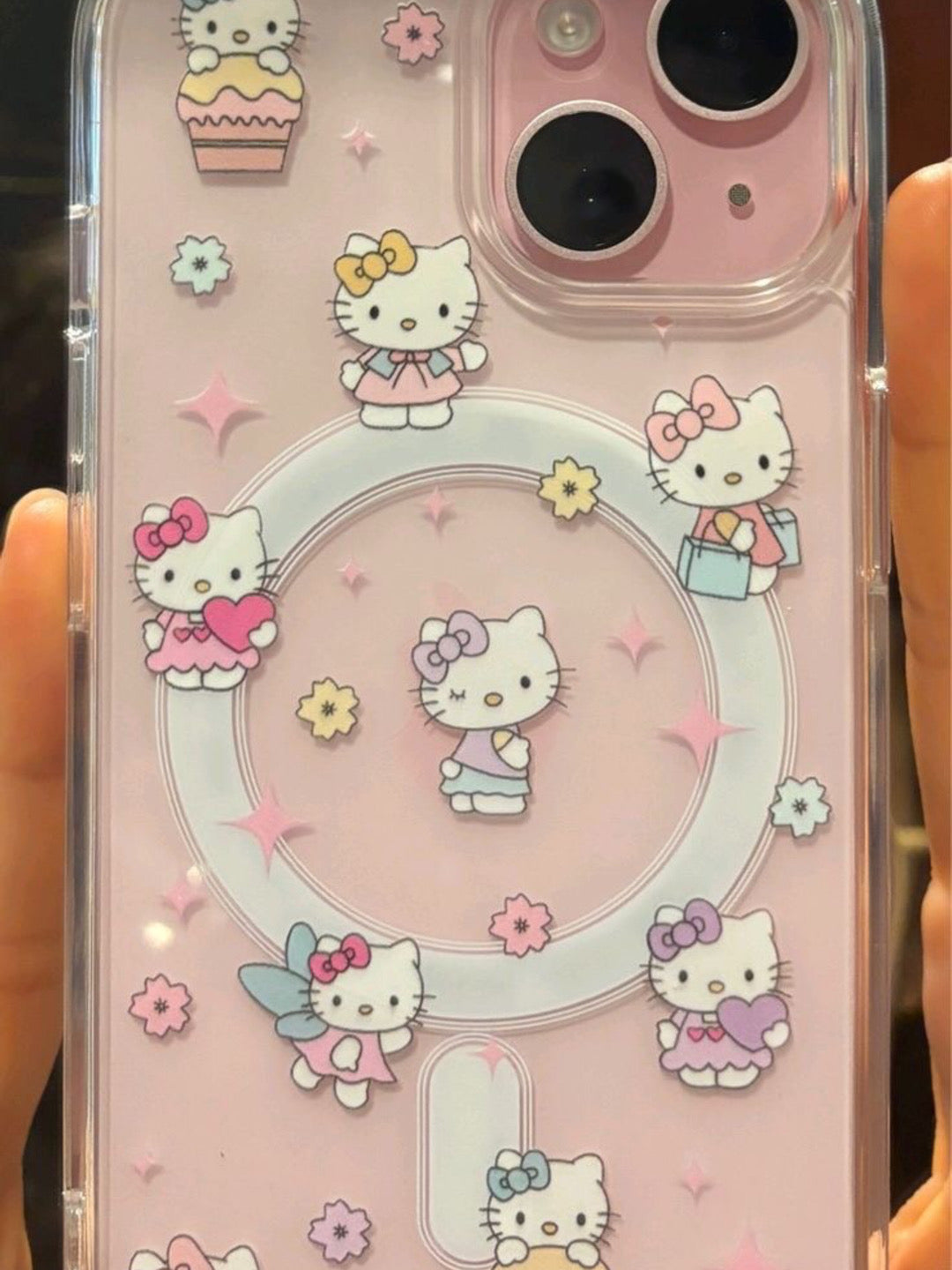 'Hello Kitty's Daily Life' Magsafe iPhone Case-Luxandluxy