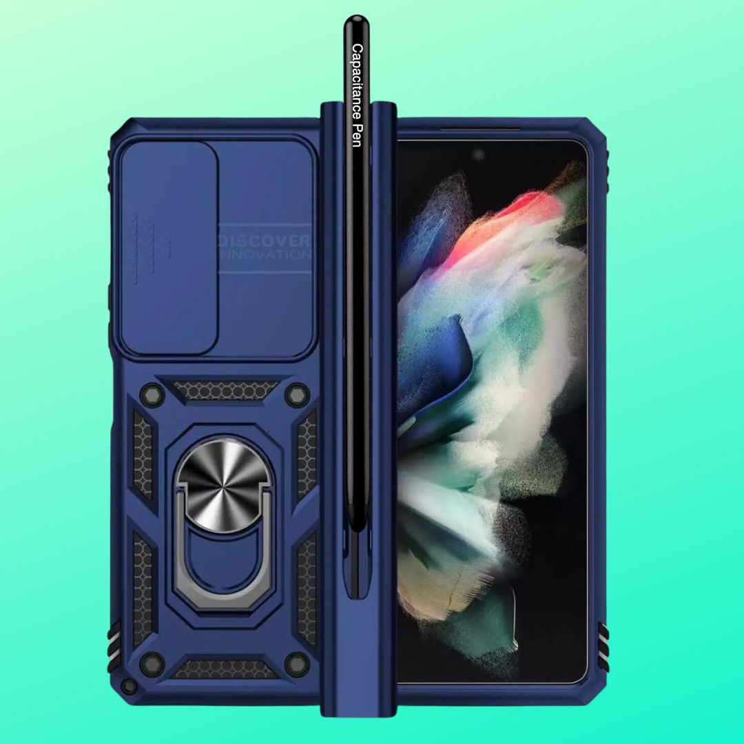 Hinge Case with Pen Samsung Galaxy Z Fold 4-Luxandluxy