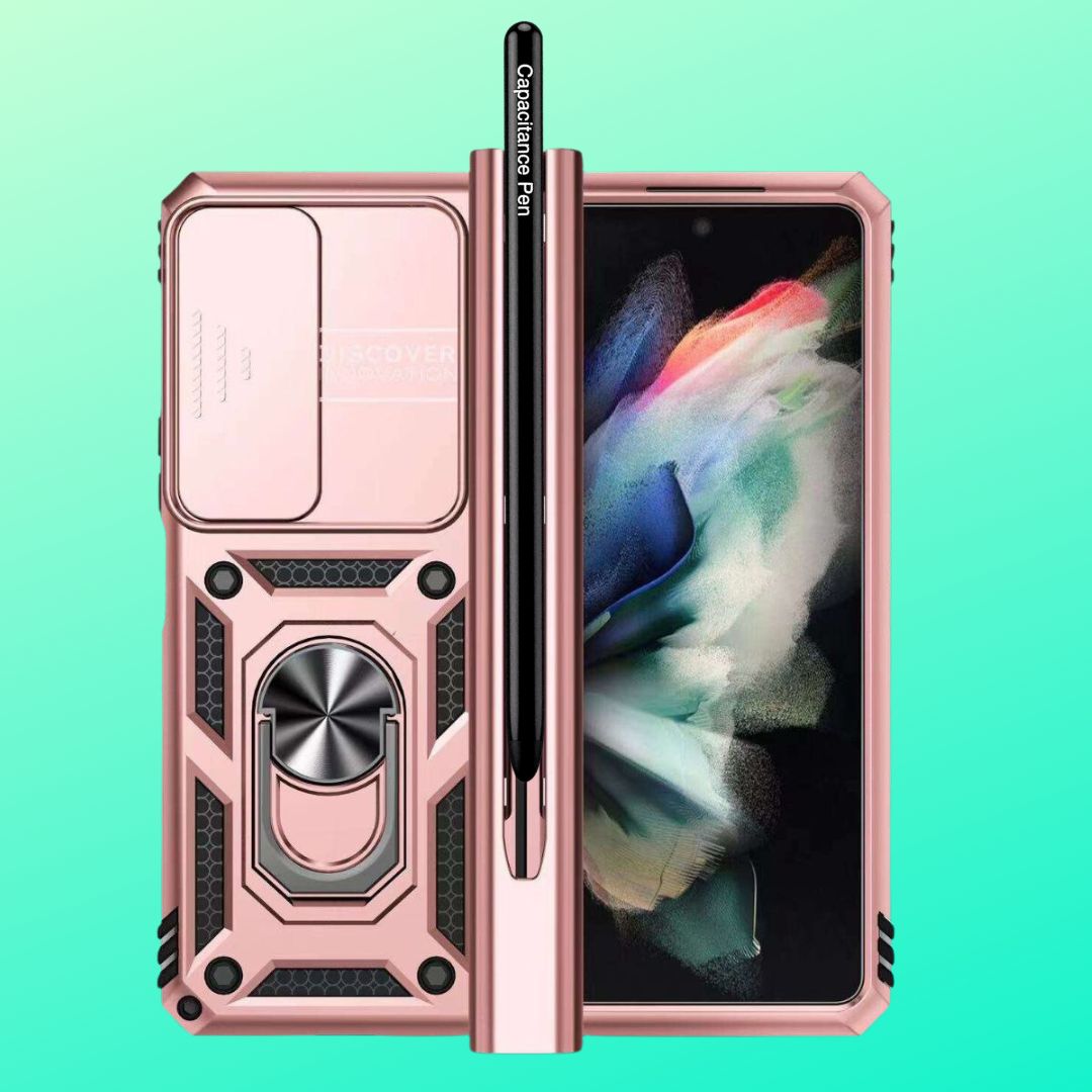 Hinge Case with Pen Samsung Galaxy Z Fold 4-Luxandluxy