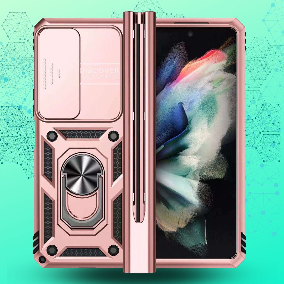 Hinge Case with Pen Samsung Galaxy Z Fold 4-Luxandluxy