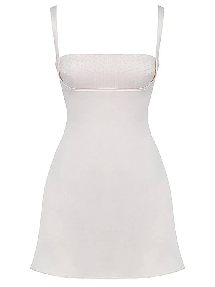 Kara Quartz Cocktail Minidress-Luxandluxy