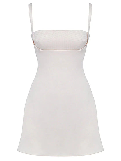 Kara Quartz Cocktail Minidress-Luxandluxy