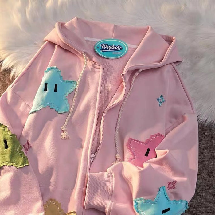 Kirby Star Hoodie-Luxandluxy