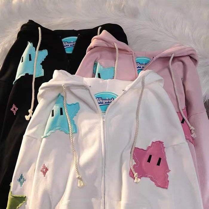 Kirby Star Hoodie-Luxandluxy