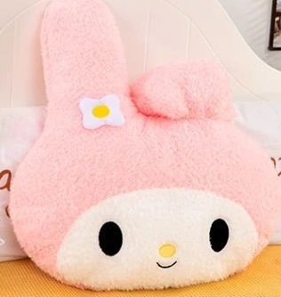 Kuromi & My Melody Pillow-Luxandluxy