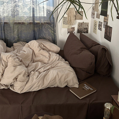 Latte Bedding Set-Luxandluxy