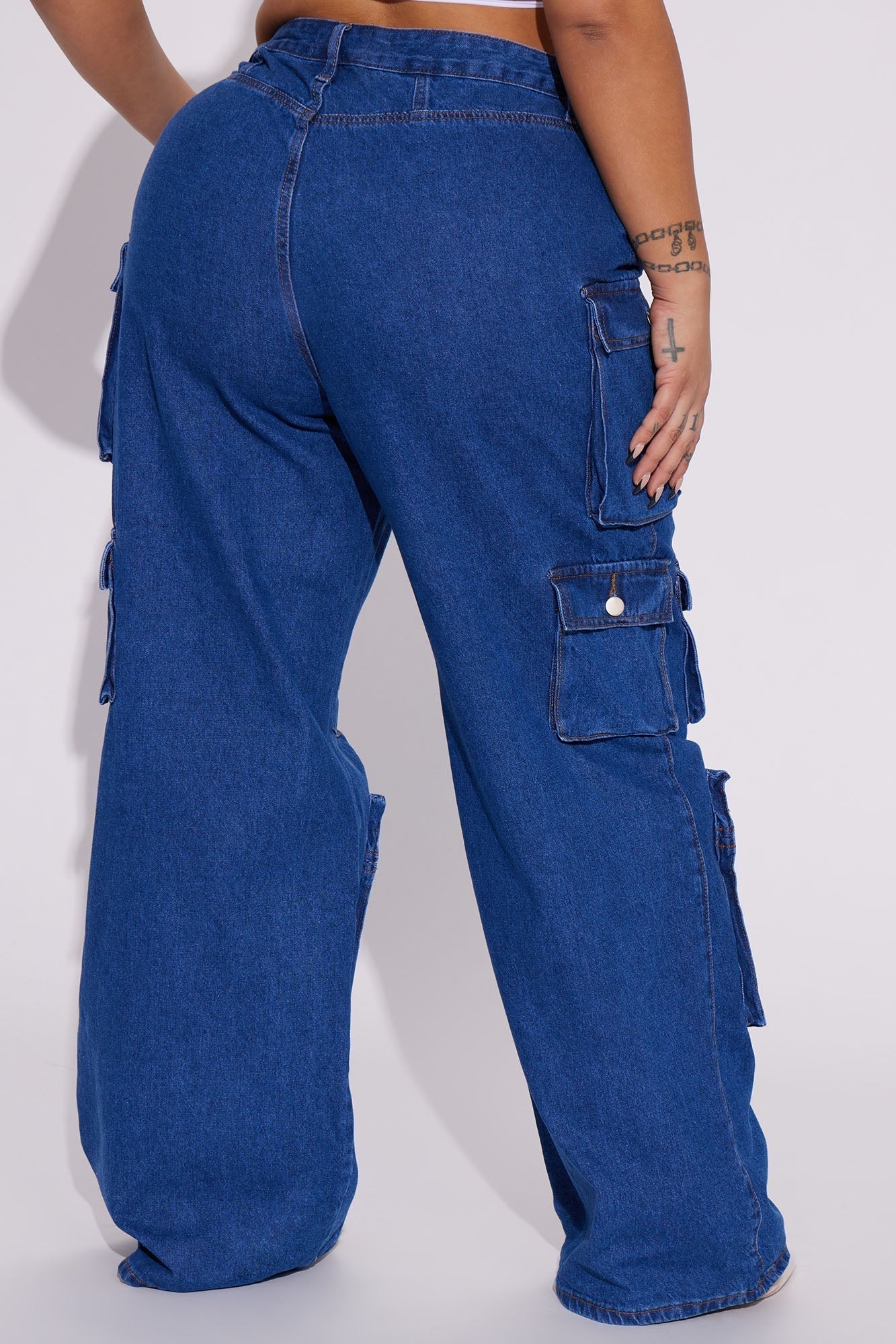 Lily High Rise Cargo Jeans