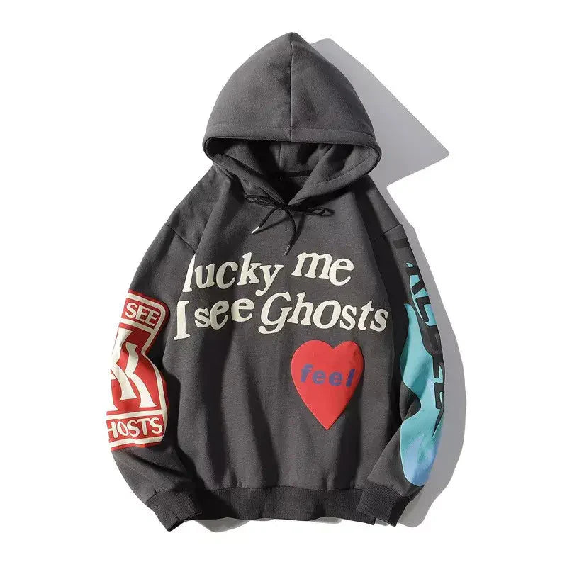 Lucky Me I See Ghosts Hoodie & Sweatshirt-Luxandluxy