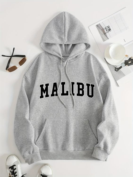 Malibu Grey Hoodie-Luxandluxy