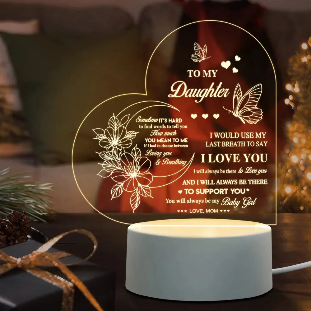 Message Gift Night Lamp-Luxandluxy