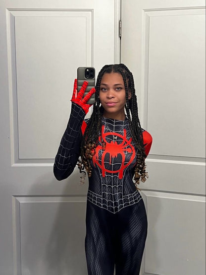 Miles Morales Bodysuit Cosplay Costume-Luxandluxy