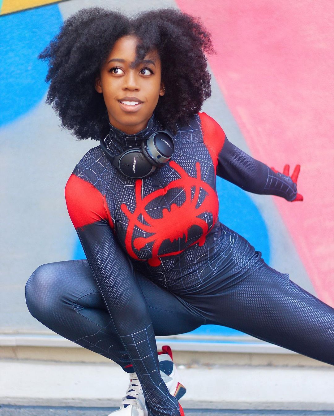 Miles Morales Bodysuit Cosplay Costume-Luxandluxy