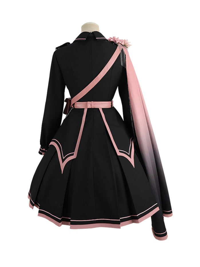 Military Lolita Dress & Cape-Luxandluxy