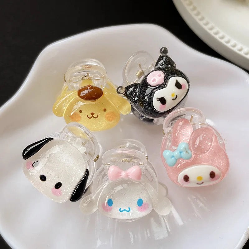 Sanrio Mini Hair Clips 6pcs Set