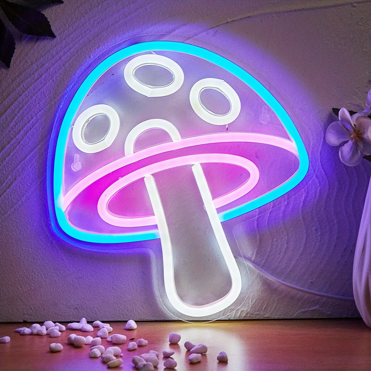 Mushroom Neon Sign Light-Luxandluxy