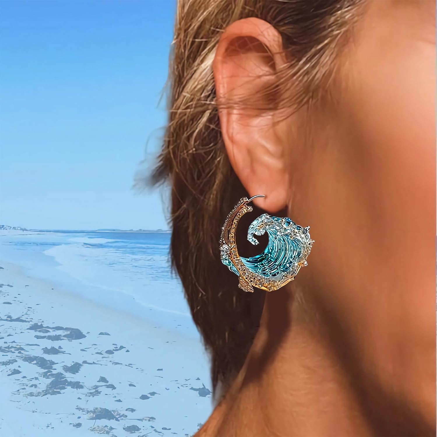 Ocean's Oath Earrings-Luxandluxy