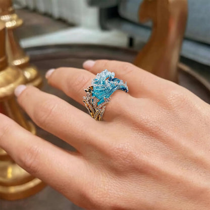 Ocean's Oath Ring-Luxandluxy