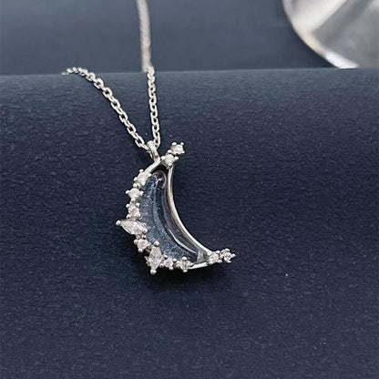 Pastal Magic Silver Necklace-Luxandluxy