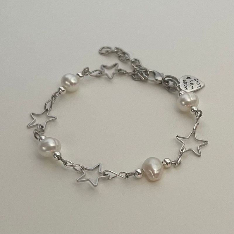 Pearly Angel Wings Star Bracelets-Luxandluxy