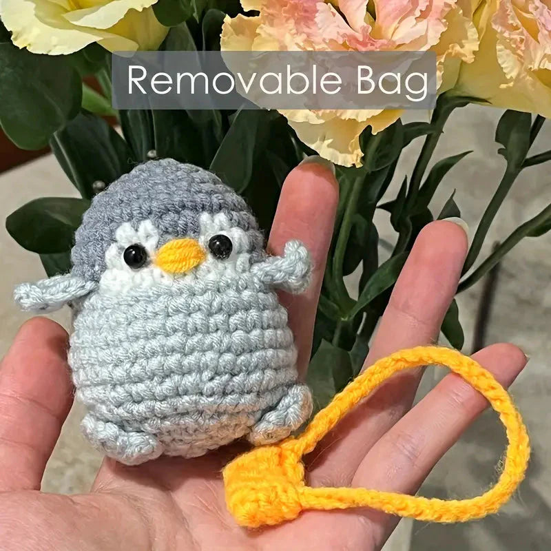 Penguin Crochet DIY Kit with Tutorials-Luxandluxy