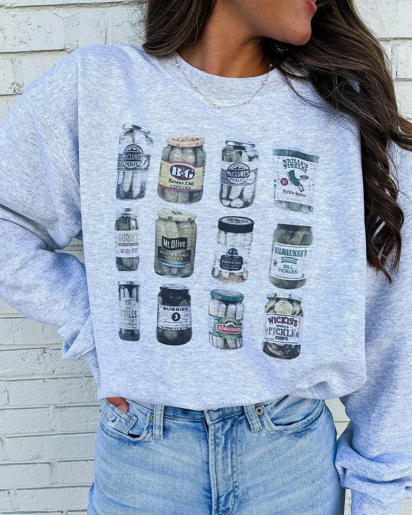 Pickle Jar Sweatshirt-Luxandluxy