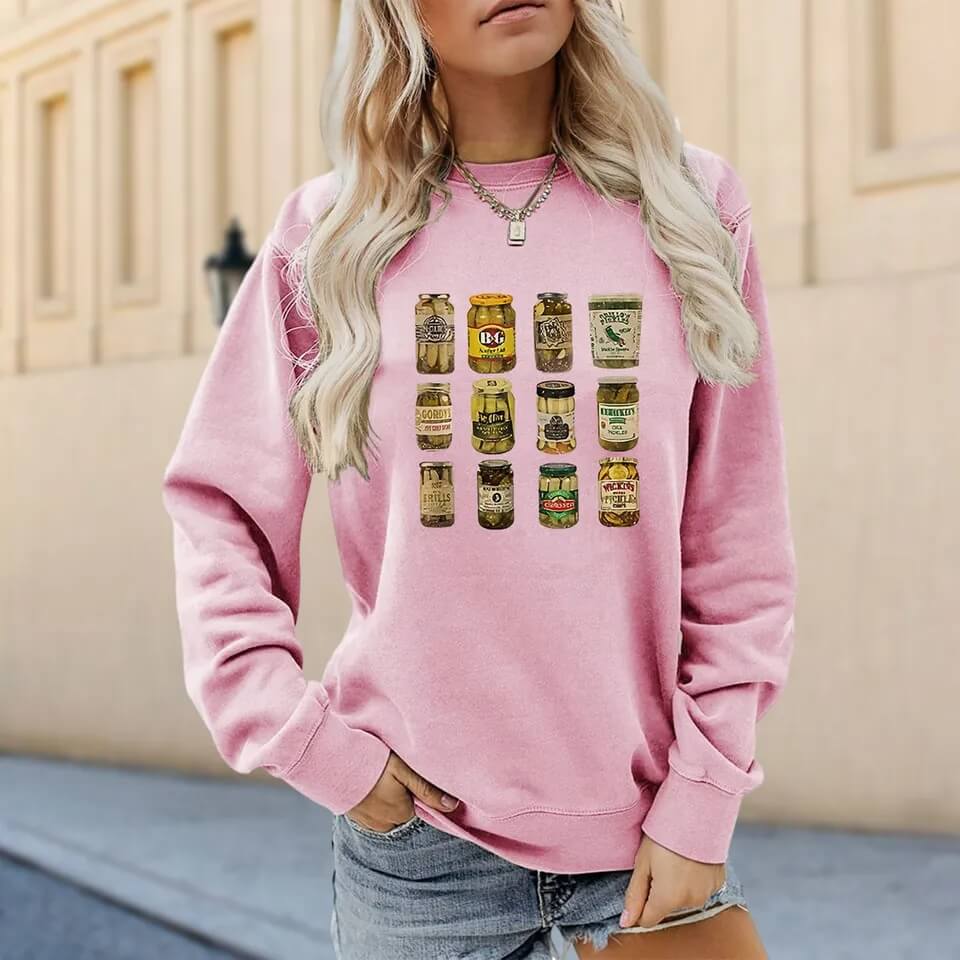 Pickle Jar Sweatshirt-Luxandluxy