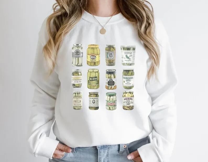 Pickle Jar Sweatshirt-Luxandluxy