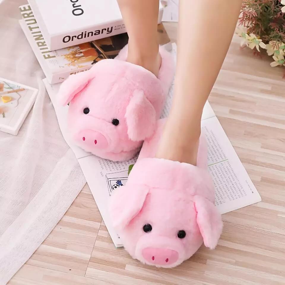 Pig Slippers-Luxandluxy