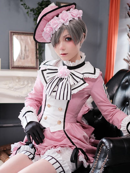 Pink Ciel Phantomhive Cosplay Costume-Luxandluxy