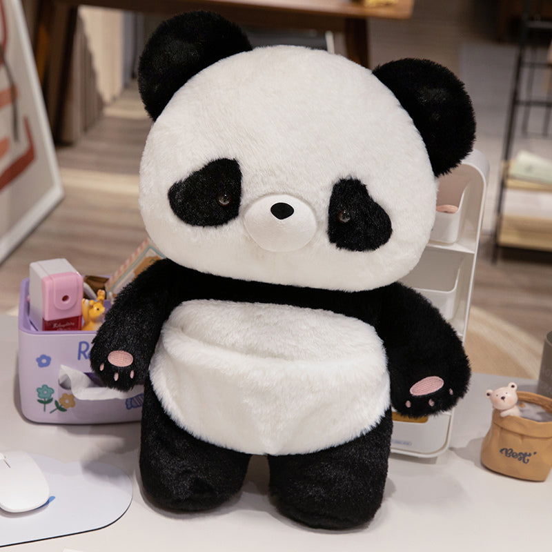 Plush Panda Backpack-Luxandluxy