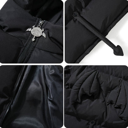 Puffer Winter Coat Jacket Devil Bag-Luxandluxy