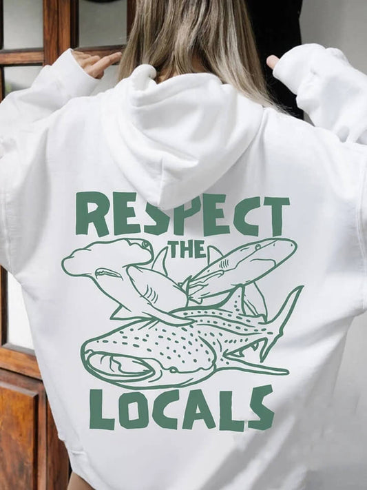 Respect the Locals Whale Hoodie-Luxandluxy