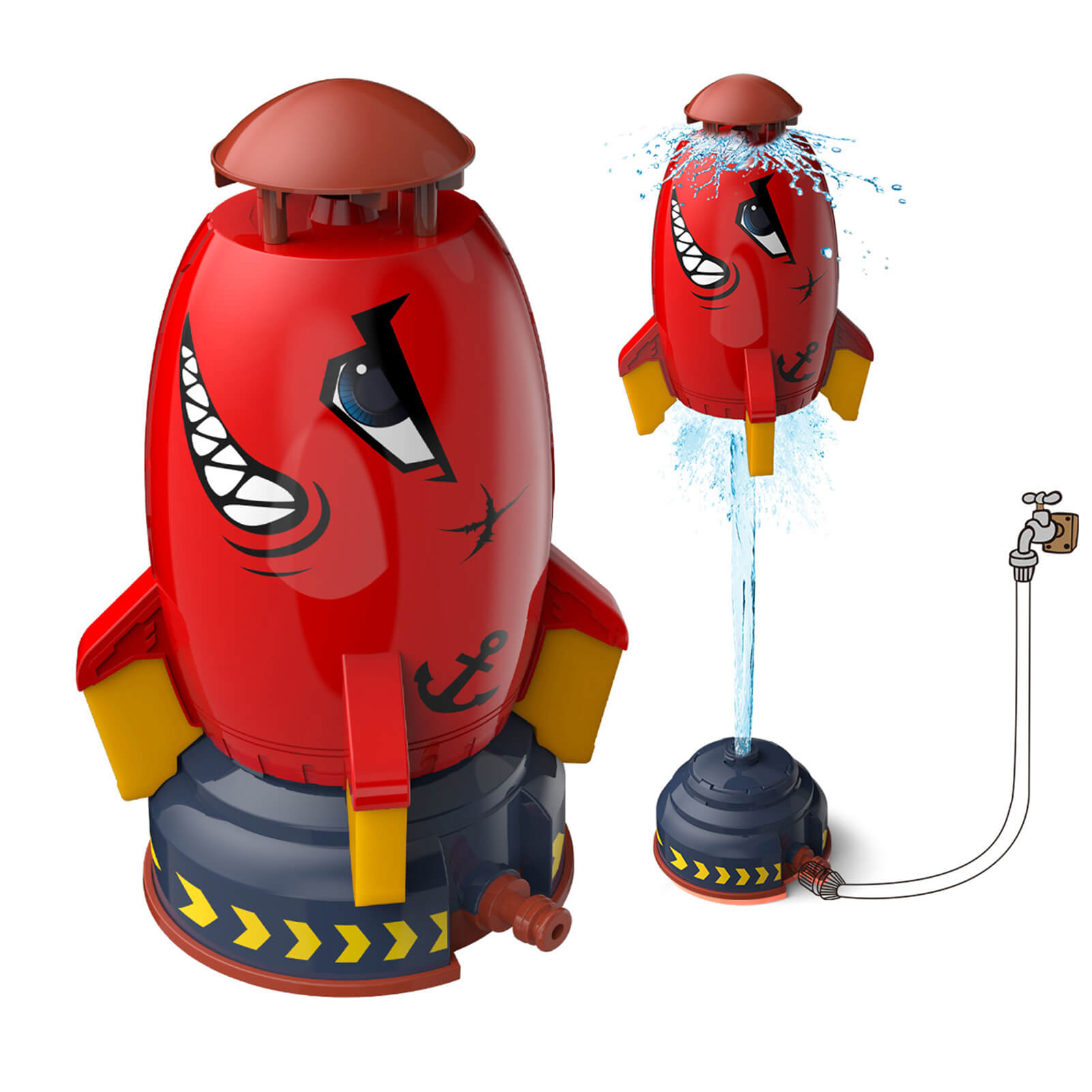 Rocket Garden Sprinkler-Luxandluxy