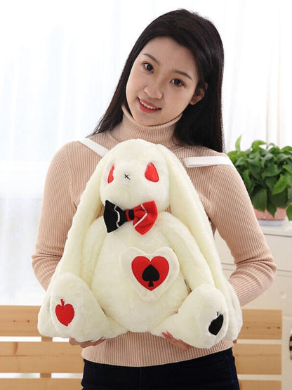 Spades Bunny Plush Backpack