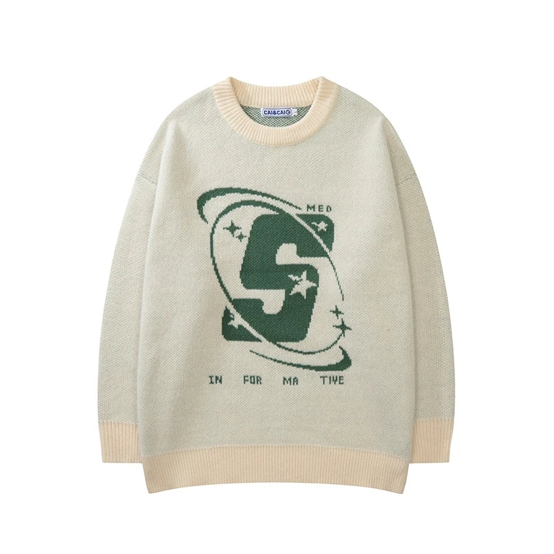 S Star Sweater-Luxandluxy