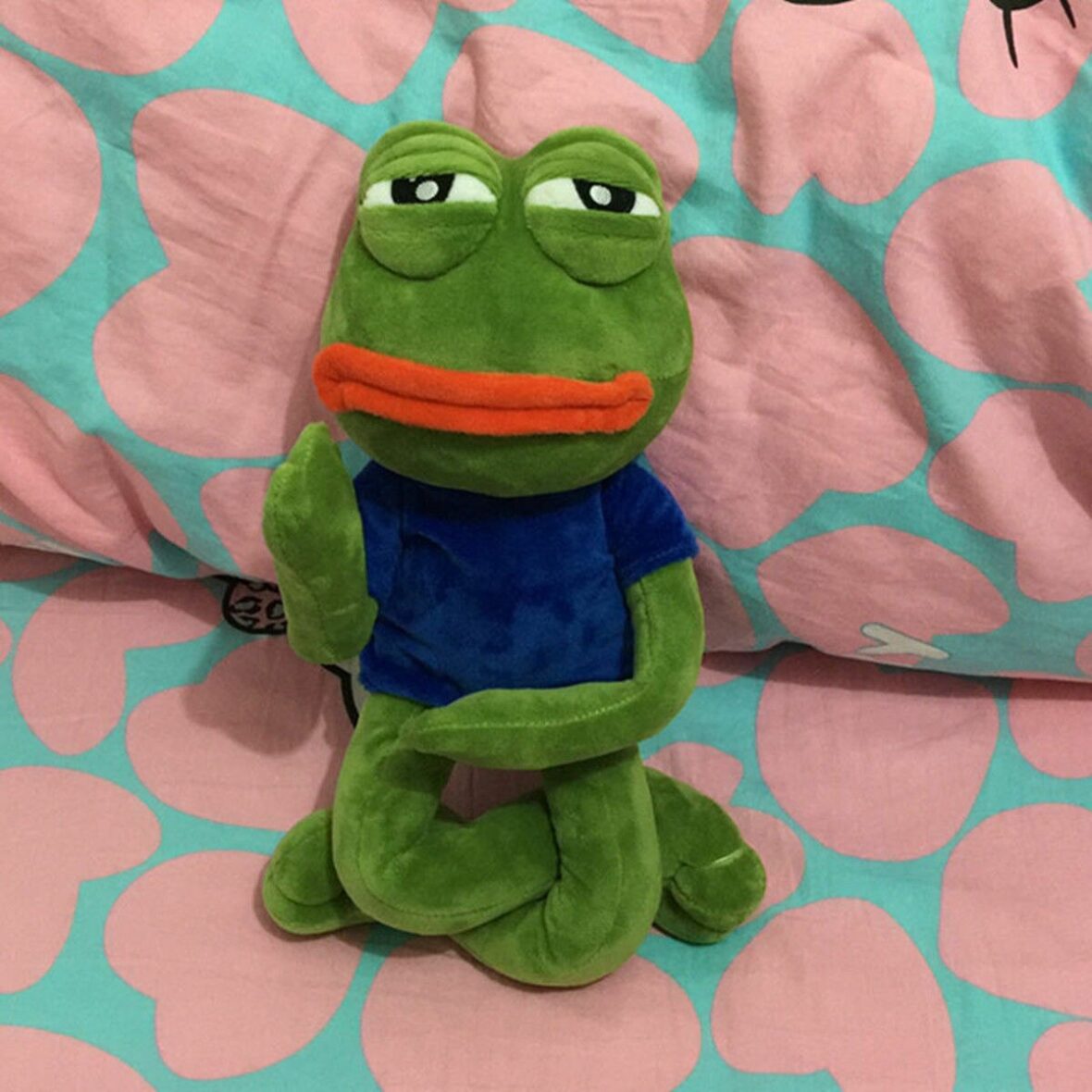 Sad Pepe Frog Plush-Luxandluxy